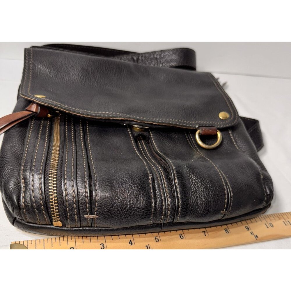 Fossil Morgan Traveler Cowhide Leather Large Crossbody Bag ZB4799 - Picture 11 of 12